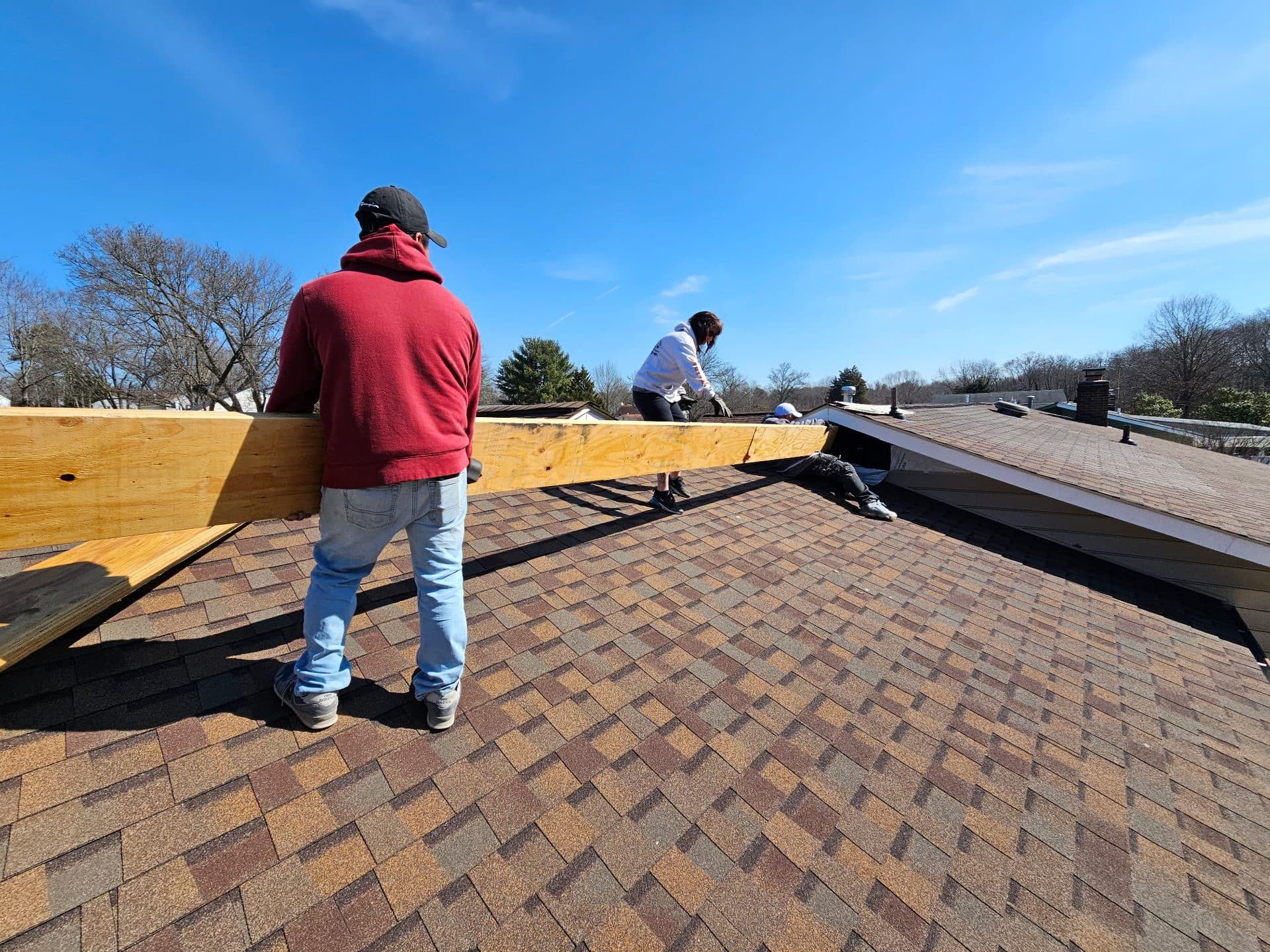 Completed roofing and home improvement project by Magnum Home Services