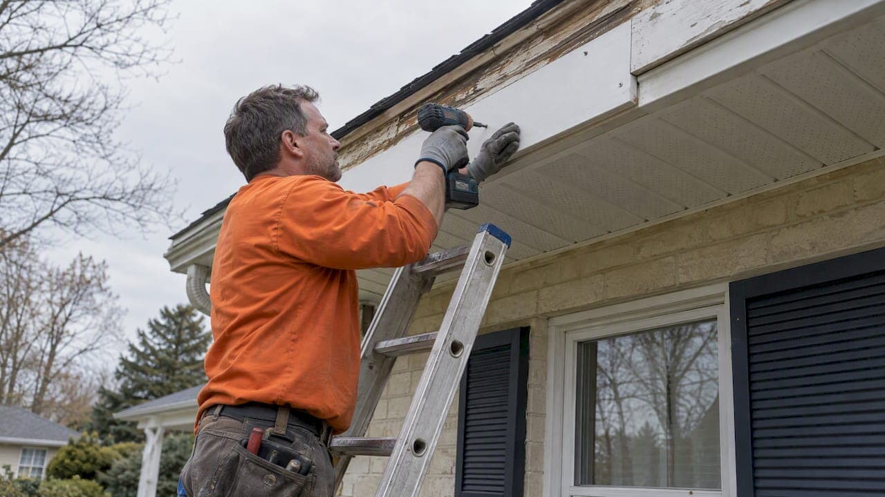 Contractor Backed Soffit and Fascia Repair for Homeowners, When to DIY